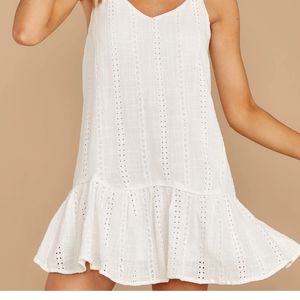 White Eyelet Dress